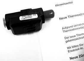 Überhitzungsschutz Schwarz