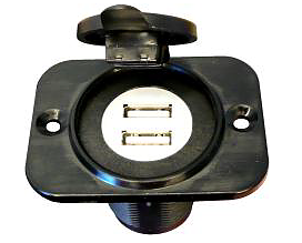 USB-uttag dubbel
