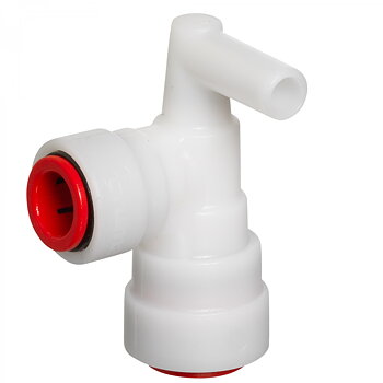 Nippel med inbyggt backventil 3010 - 12mm John Guest anslutning
