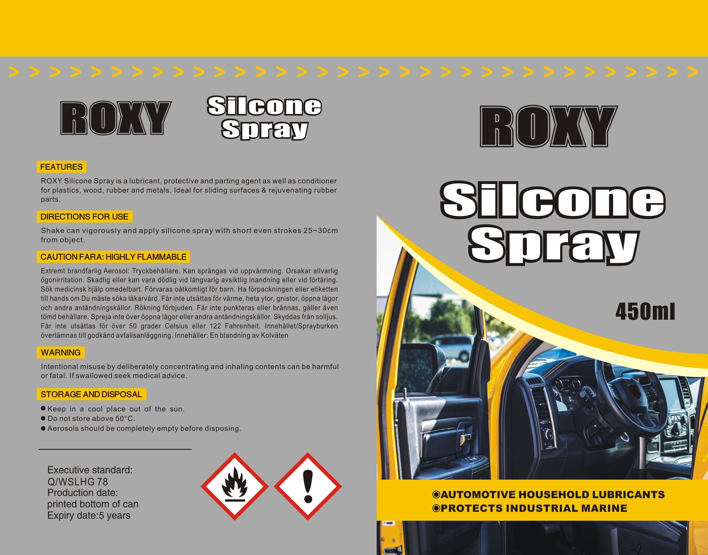 Roxy Silikonspray 450ml - 2