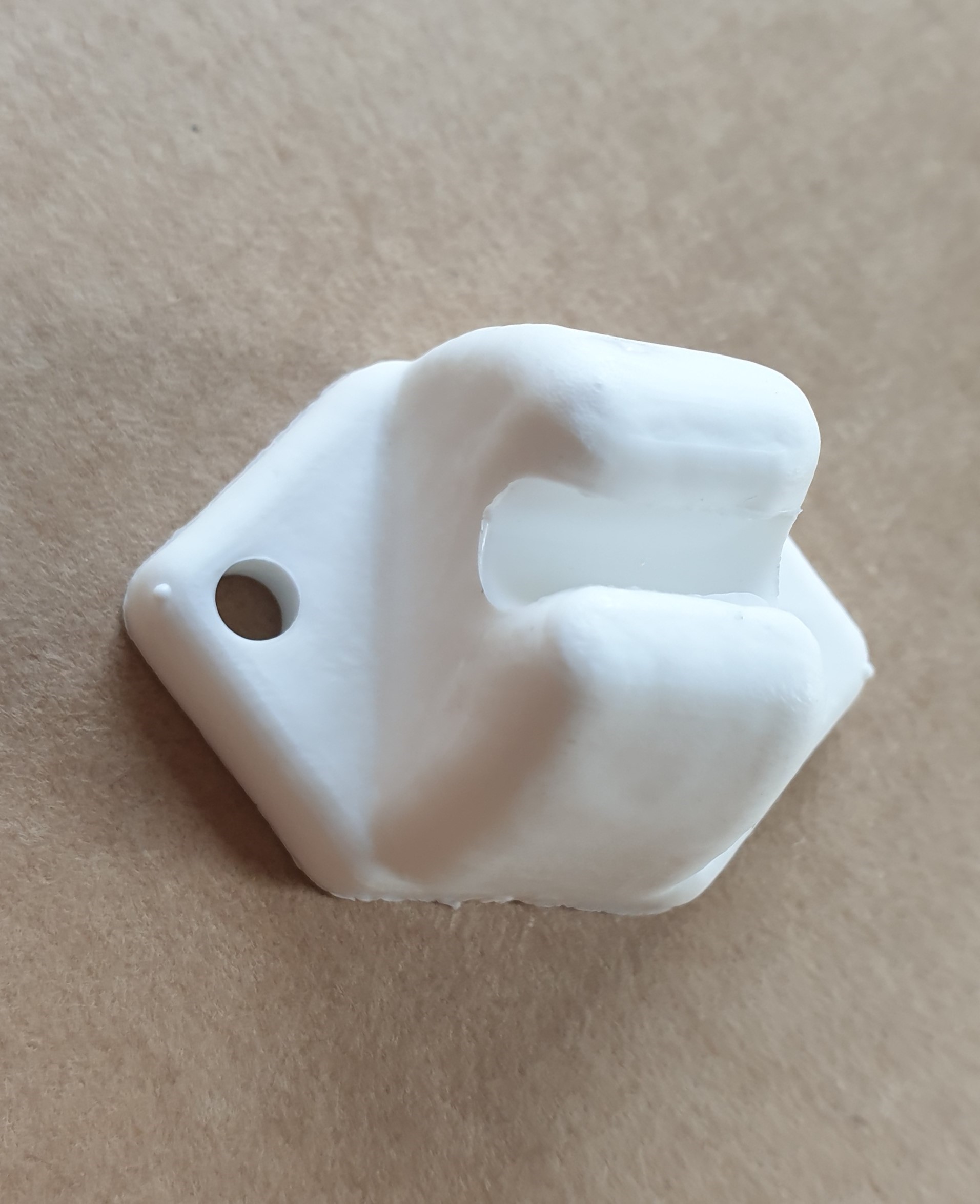 Door Holder, Wall Panel - White