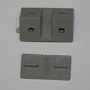 Mounting Bracket with Lid - Grey