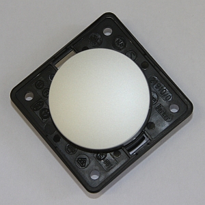 Single Berker - Chrome matt switch