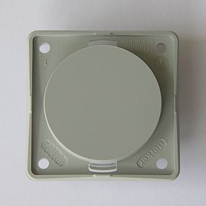 Blind Plate Round Berker - Grey