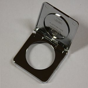 Ram rund med lock Berker - Krom blank
