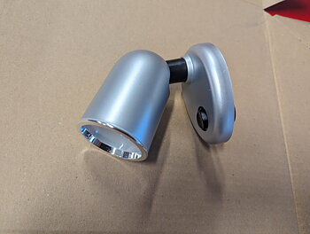 Läslampa LED - Matt silver