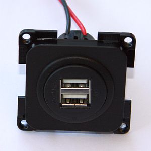 USB laddare 12V - Dubbel (x2)
