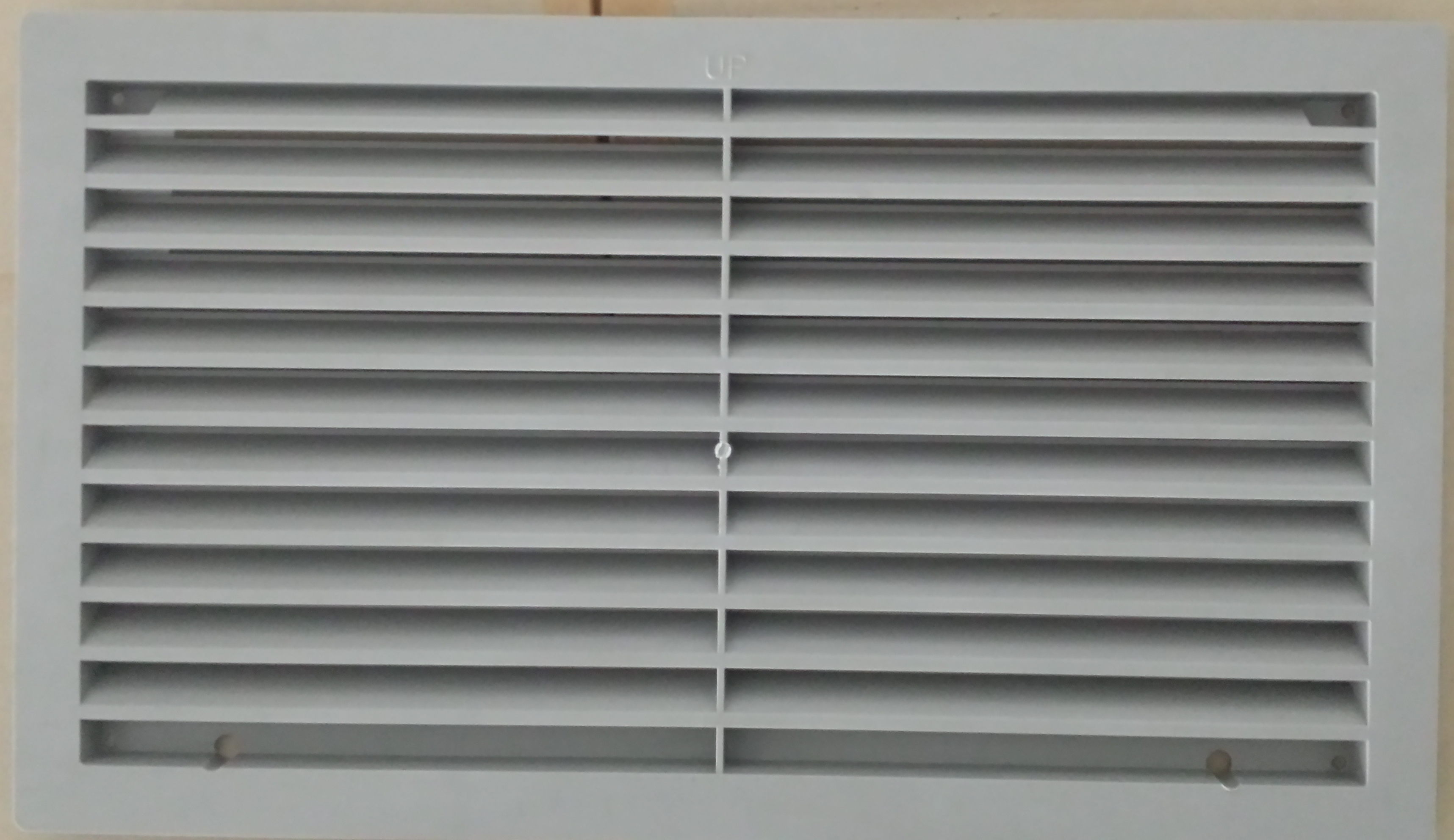GRILLE VENT FRIDGE 400X220 - Grey