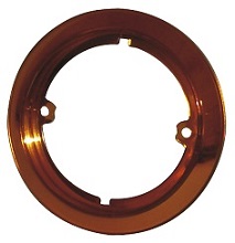 Dekorring, gul D 82x122 x 12,1 mm