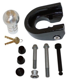 Stöldlås CombiLock (Svart), B=77,5 mm