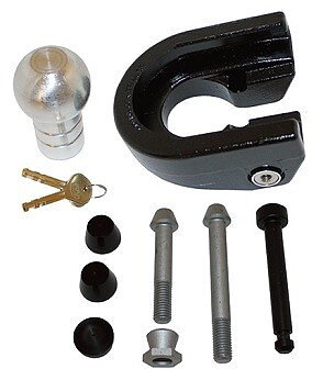 Stöldlås CombiLock (Svart), B=77,5 mm