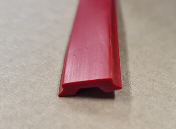 Inläggslist 15mm Kabe - Röd