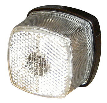 Position lamp Hella - Black base plate (With reflector)