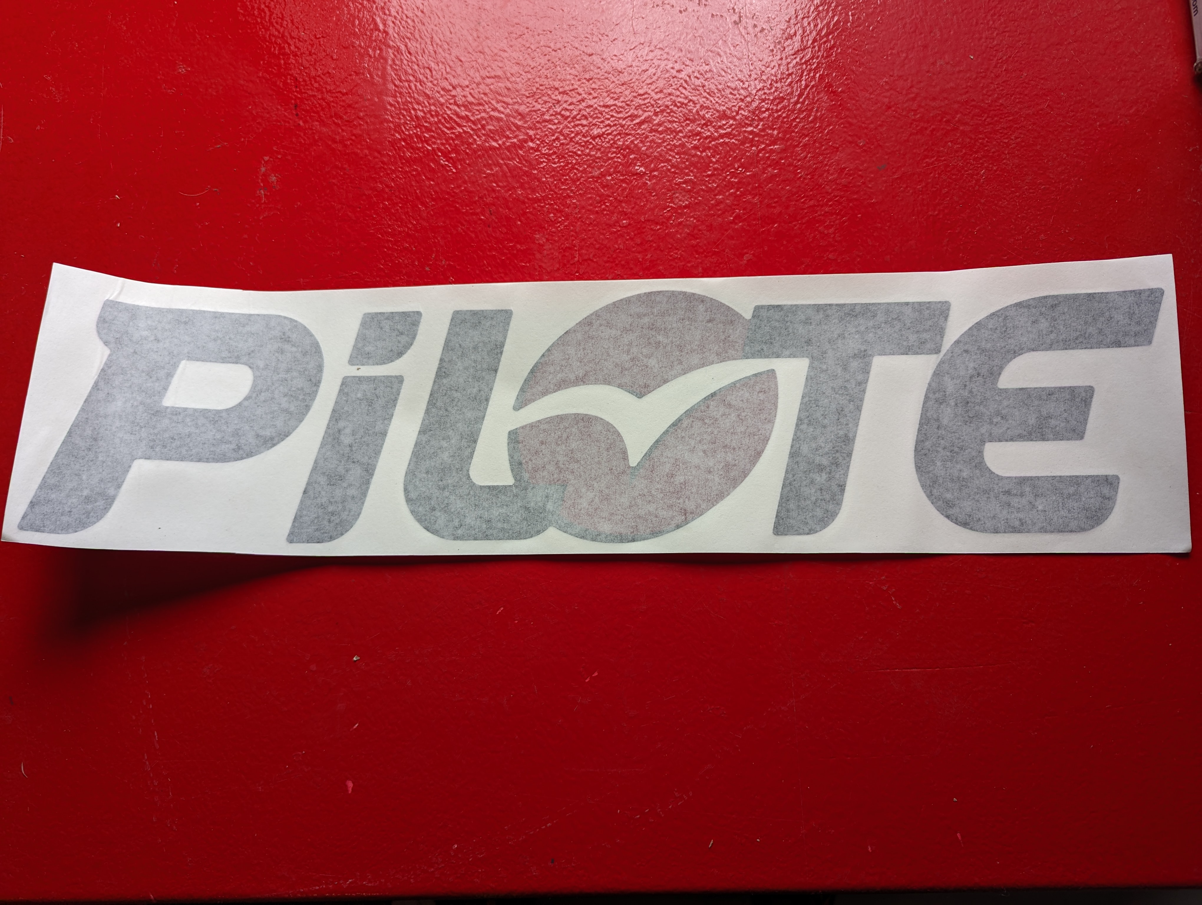 Roof decal Pilote 569x136mm