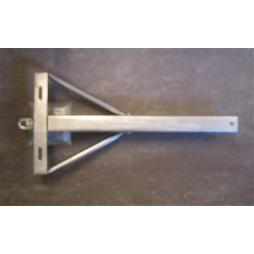 Support leg with loop for crank