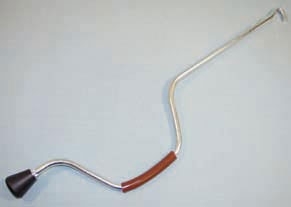 Support leg crank 980mm with hook