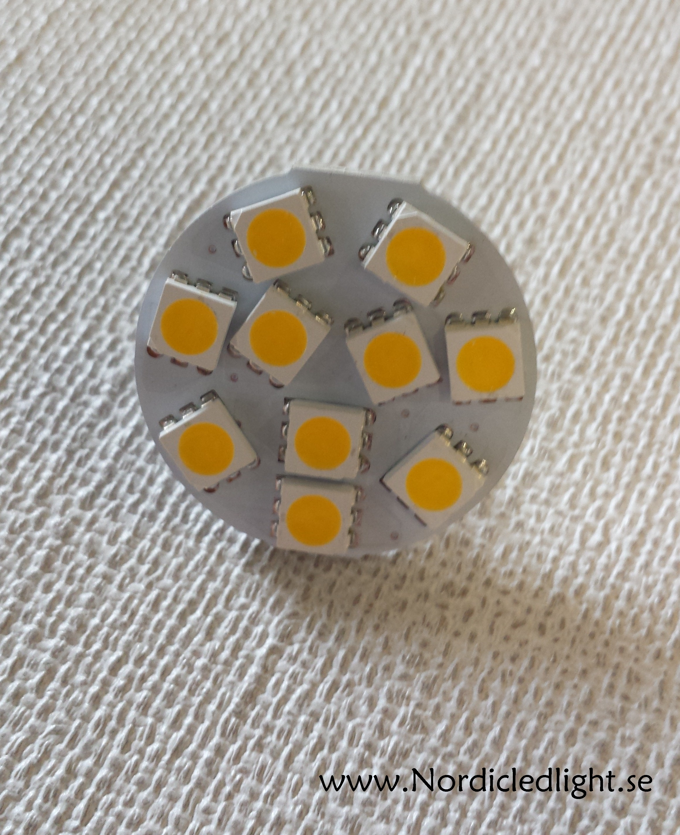 Led lamp 10 led back pin