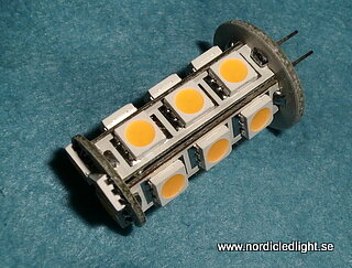 Led lamp 18 SMD led