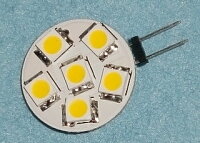 Led lamp 6 led side pin