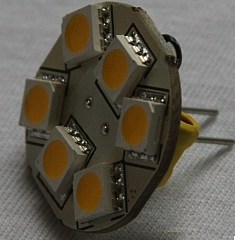 Led lamp 6 led Back pin
