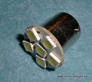 Led lamp Ba15s 6 led