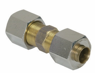 8mm skarvkoppling mässing