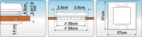 Fiamma Vent 50x50 - Vit - 2