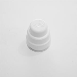 Ändstopp vit - 10mm
