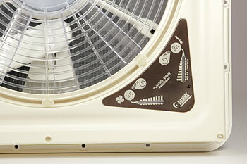 Turbo Vent Premium med vit lucka