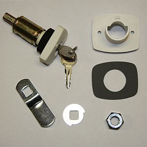 Lock gas case - White