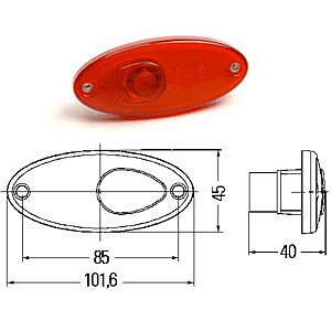 Rear/side marker lamp