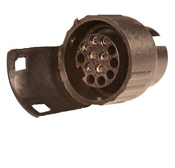 Bil adapter 7 pol bil - 13 pol husvagn