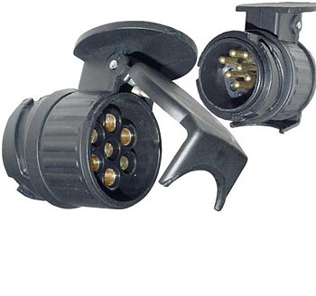 Bil adapter 13 pol bil - 7 pol husvagn