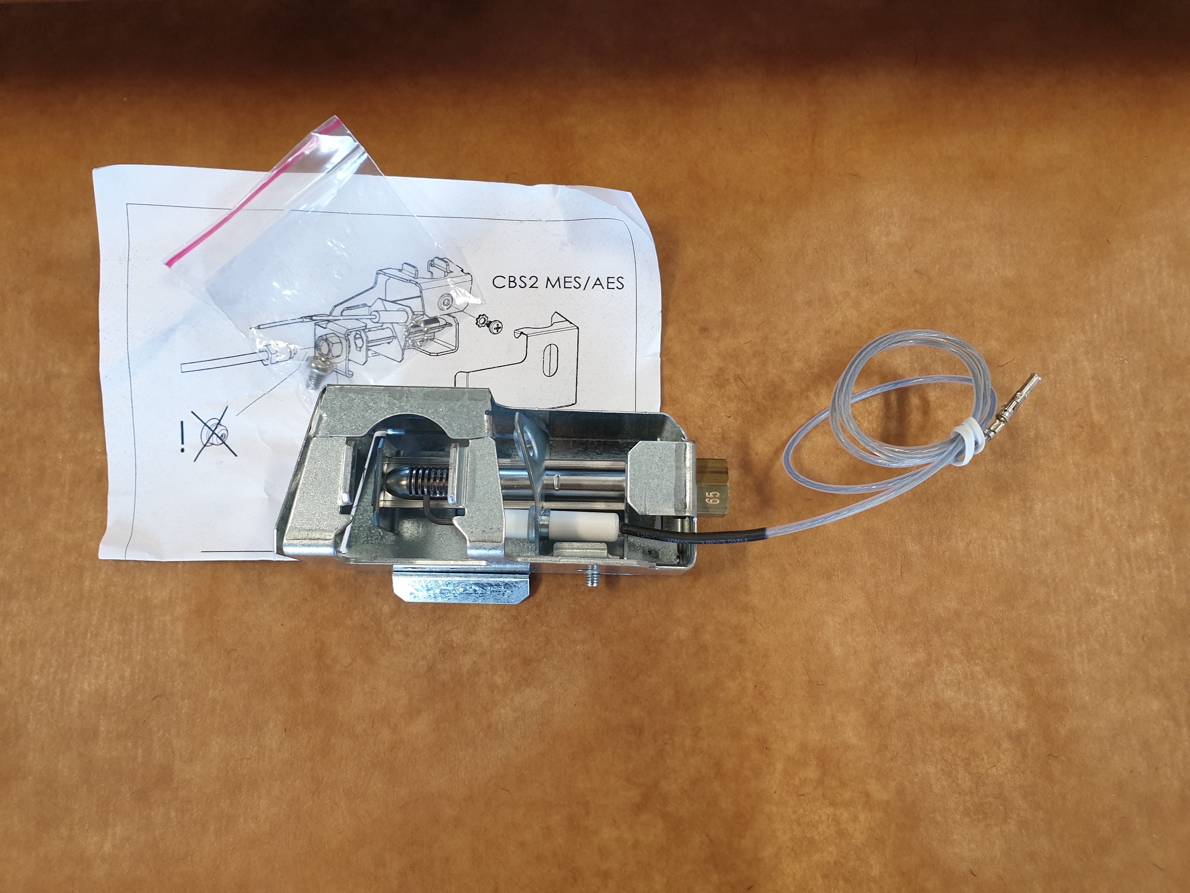 Burner refrigerator CBS1, piezo KZ65 - 2