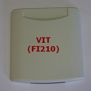 Reservlock med fjäder vit (FI210)