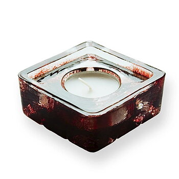 Quilt Candle Lantern Marrón