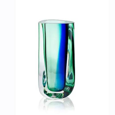 Refractio H 24 cm vase blue green