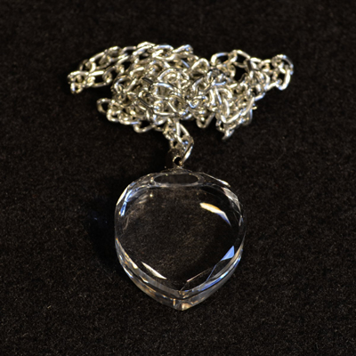 Pendentif Cristal 2D Coeur 2,5x2,2x0,8 cm - 2