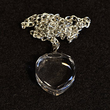Pendentif Cristal 2D Coeur 2,5x2,2x0,8 cm