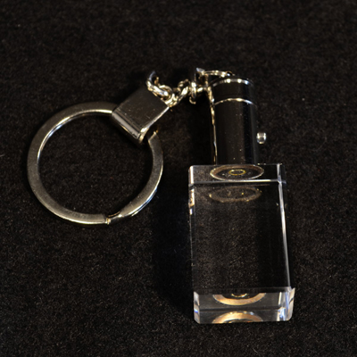 2D Crystal Keyring Rek Blue  light - 2