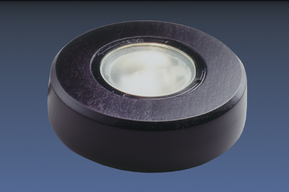 RW110 madera redonda, negra 11x3 cm
