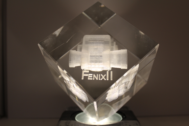 Cubo 3D con esquinas cortadas 6x6x6 cm - 3