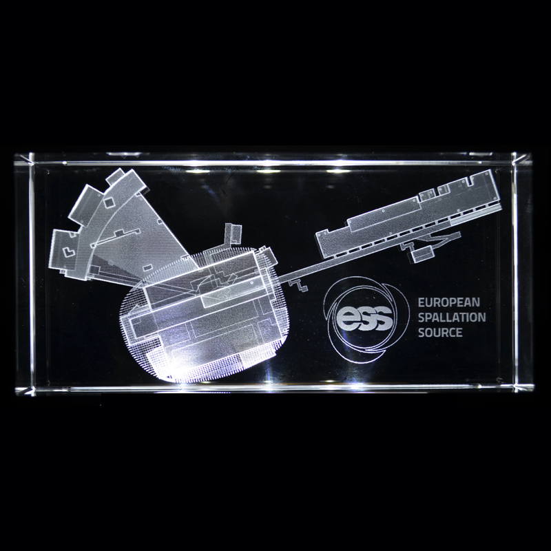 Bloque Rectangular Cristal 3D 30x10x10 cm Bloques de pie o acostados - 3