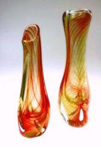 Red Glow Vase, groß - 3