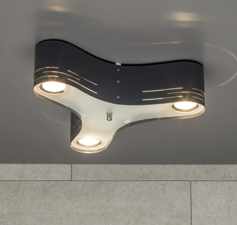 Treklövern Taklampa Grå  - 8