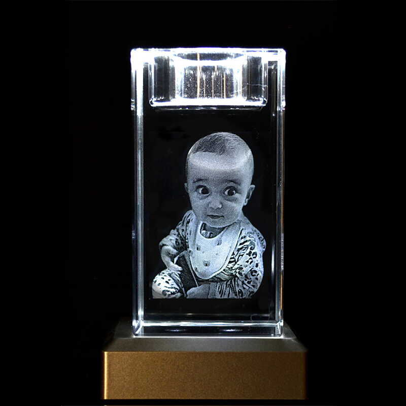 3D Candleholder 8x5x5 cm Sweden Crystal Design