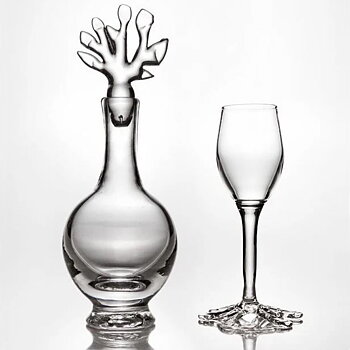 Røtter vinglass