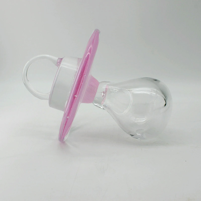 Glass Button Pink - Decorative Christening Gift
