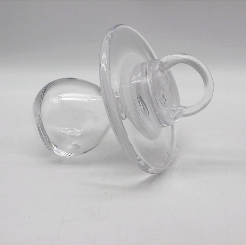 Glass Button White - Decorative Christening Gift