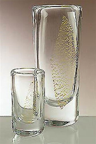 Clear Gold Vase groß